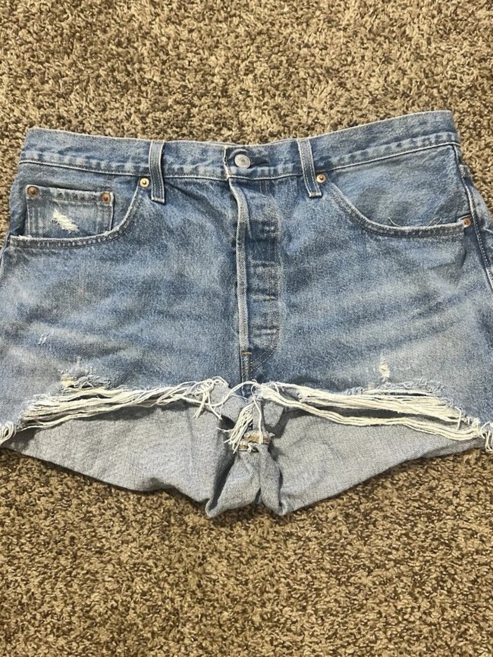 Levi Strauss & Co 501 Premium Denim Jean Shorts